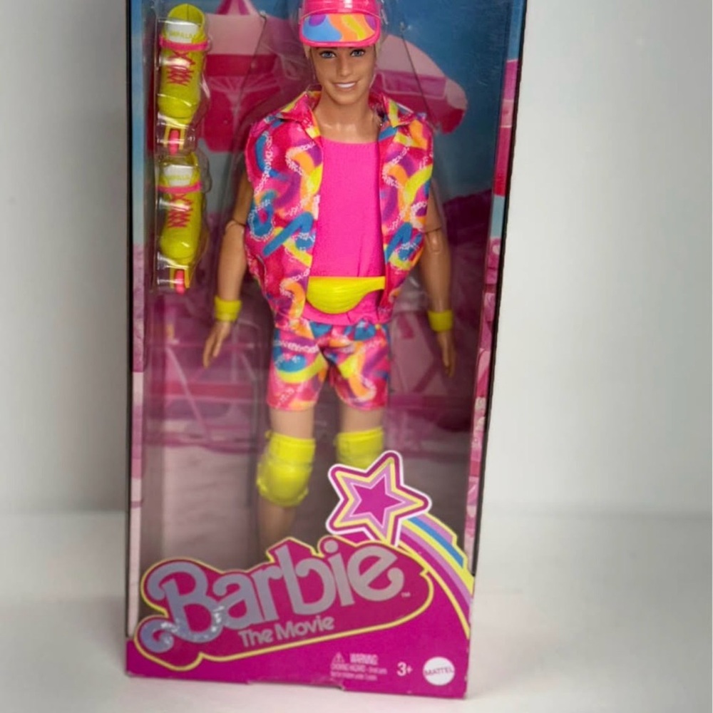 Barbie The Movie Ken Doll - Vibrant Pink and Yellow